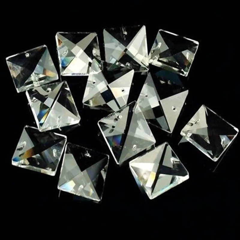 Wholesale 14mm/16mm/18mm/20mm/22mm Can Choose Square Glass Beads In Two Holes Transparent Color Crystal Prism for Chandelier
Wholesale 14mm/16mm/18mm/20mm/22mm Can Choose Square Glass Beads In Two Holes Transparent Color Crystal Prism for Chandelier