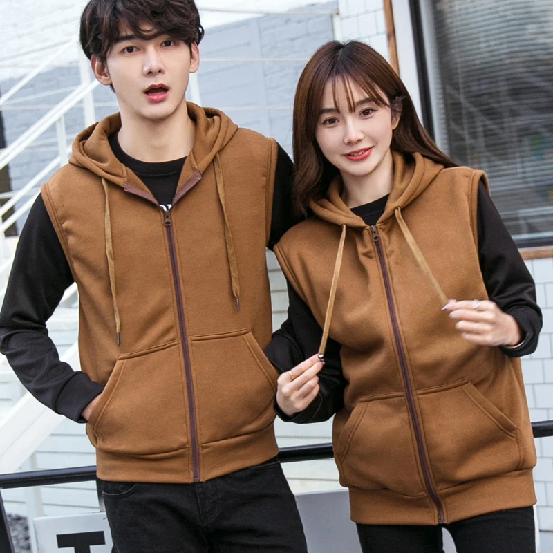 Men Hoodie&Sweatshirts Mens Casual Zipper Sleeveless Hoodies Male Hooded Cardigan Couple Loose Vest Brown Hoodie
Men Hoodie&Sweatshirts Mens Casual Zipper Sleeveless Hoodies Male Hooded Cardigan Couple Loose Vest Brown Hoodie