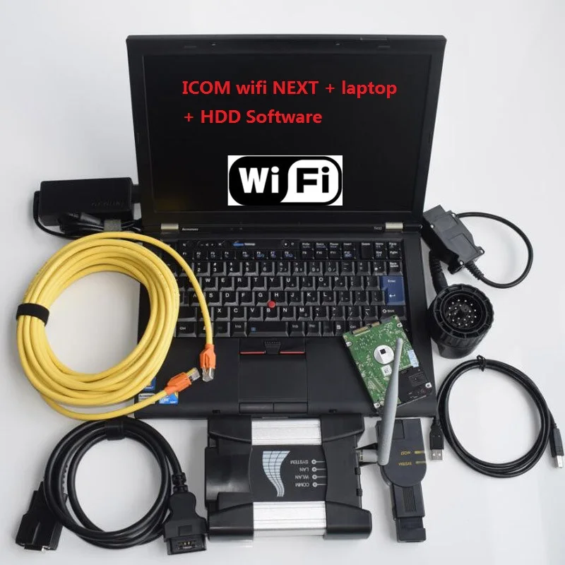 Диагностический инструмент для автомобильного сканера b mw ICOM NEXT wifi Icom V2020.12 1 ТБ HDD с ноутбуком T410
Диагностический инструмент для автомобильного сканера b mw ICOM NEXT wifi Icom V2020.12 1 ТБ HDD с ноутбуком T410