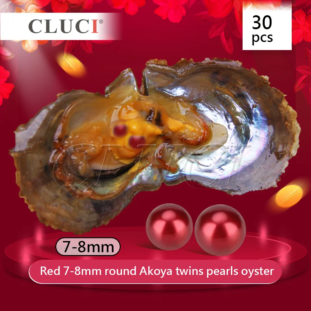 CLUCI 30pcs 7-8mm Red saltwater twins pearls oysters, round akoya pearl oysters, Free Shipping, 60 pearls can get WP272SB
CLUCI 30pcs 7-8mm Red saltwater twins pearls oysters, round akoya pearl oysters, Free Shipping, 60 pearls can get WP272SB