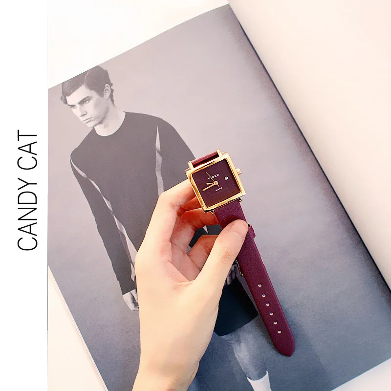 Generous Women Watches Fashion Casual Quartz Wristwatches Square Calendar Watch reloj mujer relogio feminino Gift for Girl Clock
Generous Women Watches Fashion Casual Quartz Wristwatches Square Calendar Watch reloj mujer relogio feminino Gift for Girl Clock