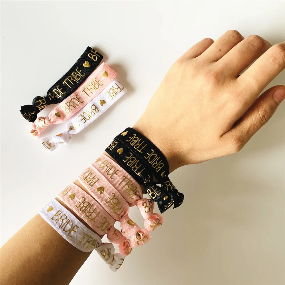 5pc Bride To Be Bachelorette Party Bridesmaid Bracelet Team Bride Tribe Hand Band Hen Night Wedding Supplie IdentificationMark,Q
5pc Bride To Be Bachelorette Party Bridesmaid Bracelet Team Bride Tribe Hand Band Hen Night Wedding Supplie IdentificationMark,Q