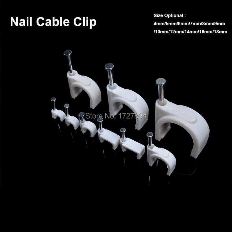 250pcs/lot Steel Circle Nail Clip 14mm Circle cable clips fix the cable on the wall Steel Nail Cable Clip Electrical Wire Clip
250pcs/lot Steel Circle Nail Clip 14mm Circle cable clips fix the cable on the wall Steel Nail Cable Clip Electrical Wire Clip