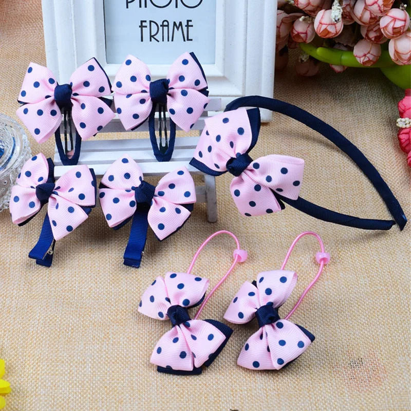 7pcs/set Fashion Girl Hair Accessories Dot Bow Hairpins Elastic Hair Bands Headbands Hair Clips For Girls Kids Hairbands
7pcs/set Fashion Girl Hair Accessories Dot Bow Hairpins Elastic Hair Bands Headbands Hair Clips For Girls Kids Hairbands