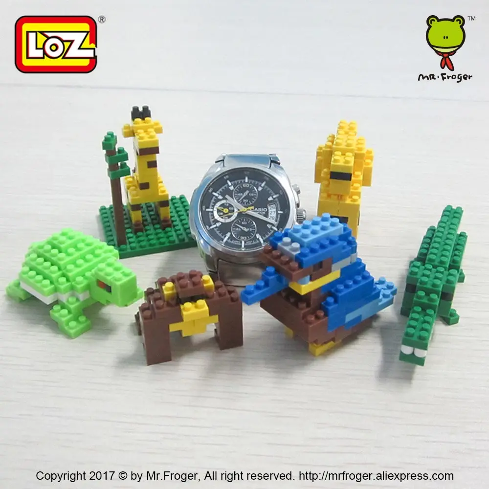 LOZ алмазные блоки пластиковые животные фигурки животных игрушки для детей микро