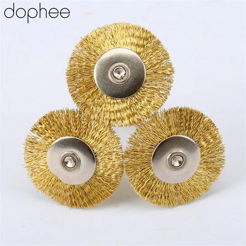 dophee 10pcs Stainless Steel / Copper Wire Wheel Brushes for Die Grinder Dremel Accessories Rotary Tool 22MM 3.17MM Steel
dophee 10pcs Stainless Steel / Copper Wire Wheel Brushes for Die Grinder Dremel Accessories Rotary Tool 22MM 3.17MM Steel