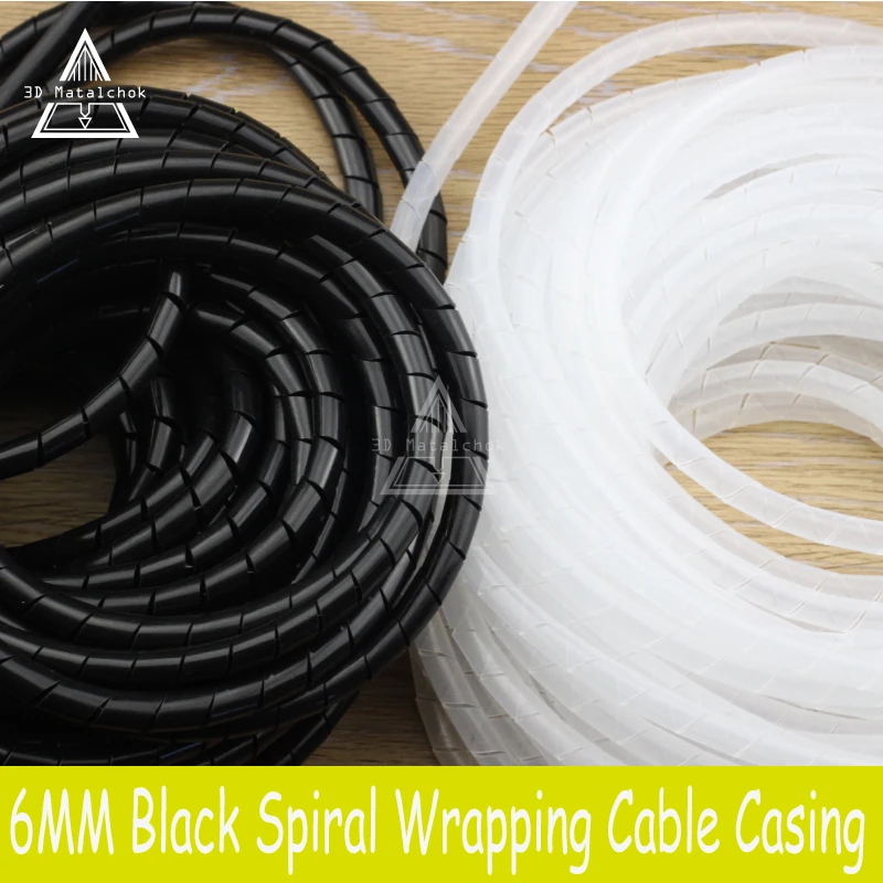 15M PE 6mm Feet Spiral Wire Organizer Wrapping Tube Flexible Manage Cord Home Hiding Cable Sleeves for 3D printer parts
15M PE 6mm Feet Spiral Wire Organizer Wrapping Tube Flexible Manage Cord Home Hiding Cable Sleeves for 3D printer parts
