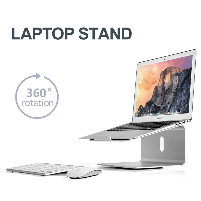 Hyvarwey AP-2 Aluminum Alloy 360 Degree Rotation Adjustable Laptop Stand 15 degree Angle for Home/Office 11-17 inch Notebook
Hyvarwey AP-2 Aluminum Alloy 360 Degree Rotation Adjustable Laptop Stand 15 degree Angle for Home/Office 11-17 inch Notebook