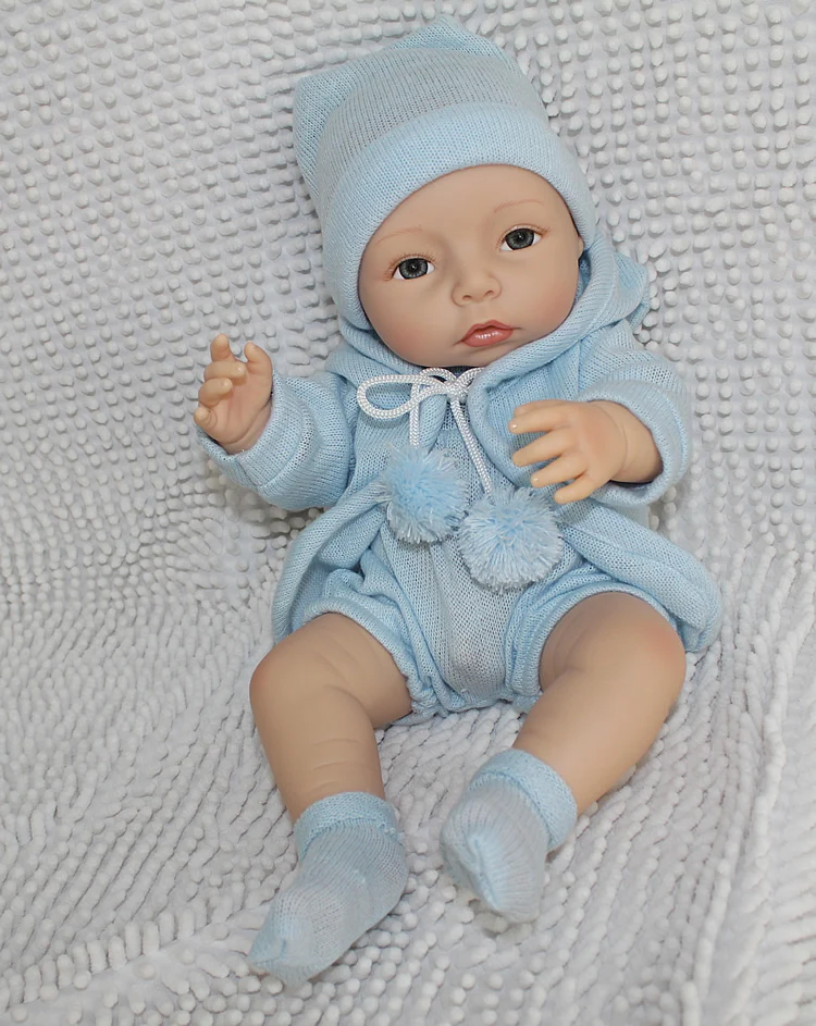 New Style Silicone Reborn Baby Dolls with Clothes Lifelike Baby Reborn Doll Toys for Kid's Gift Doll 40cm
New Style Silicone Reborn Baby Dolls with Clothes Lifelike Baby Reborn Doll Toys for Kid's Gift Doll 40cm