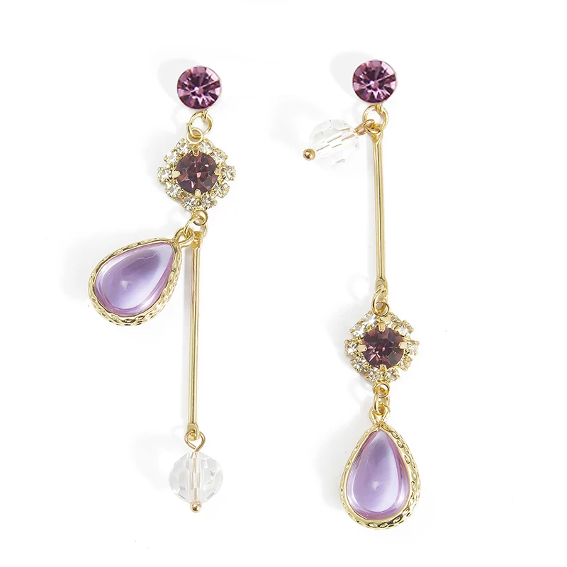 New Fashion Charm Shiny Rhinestone Water Drop Crystal Pendant Asymmetry Drop Earrings Korean Style Jewelry For Women 6A4001
New Fashion Charm Shiny Rhinestone Water Drop Crystal Pendant Asymmetry Drop Earrings Korean Style Jewelry For Women 6A4001