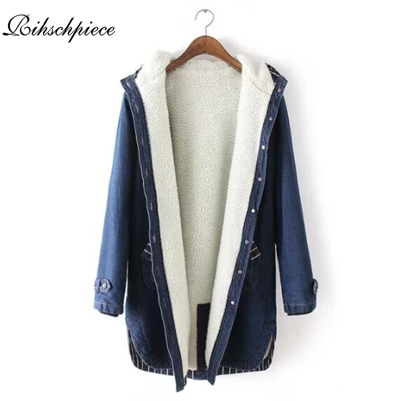 Rihschpiece 2018 Winter Velvet Denim Jacket Women Hoodies Parka Coat Long Jeans Jackets Vintage Casual Pocket Clothes RZF1321
Rihschpiece 2018 Winter Velvet Denim Jacket Women Hoodies Parka Coat Long Jeans Jackets Vintage Casual Pocket Clothes RZF1321
