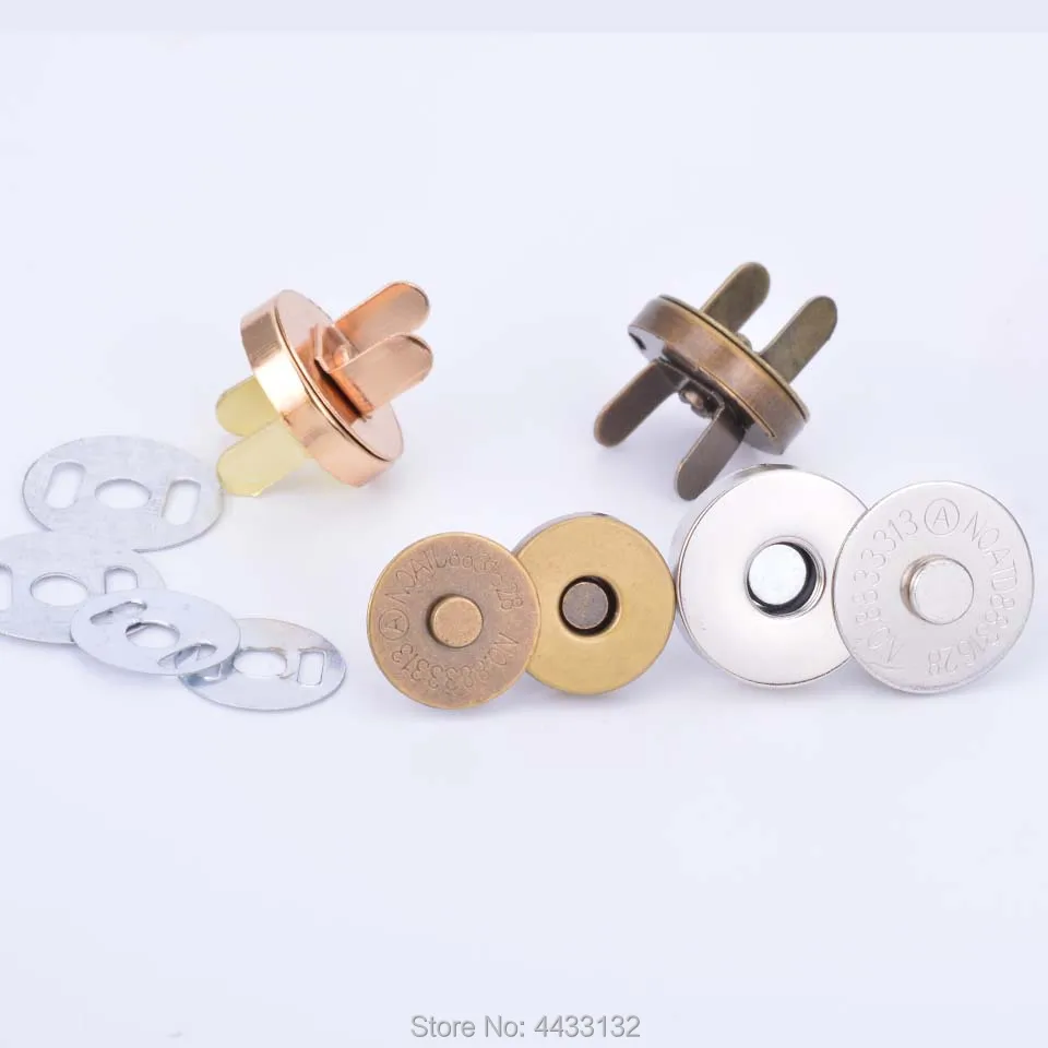 10Sets strong magnetic buttons for bags diy Accessories Wallet buckle coat snap button 14mm 18mm four color
10Sets strong magnetic buttons for bags diy Accessories Wallet buckle coat snap button 14mm 18mm four color