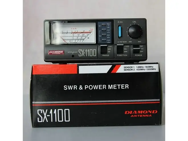 Фото Оригинальный SX1100 Алмазный SX 1100 SWR измеритель мощности|diamond swr meter|diamond swrpower meter |