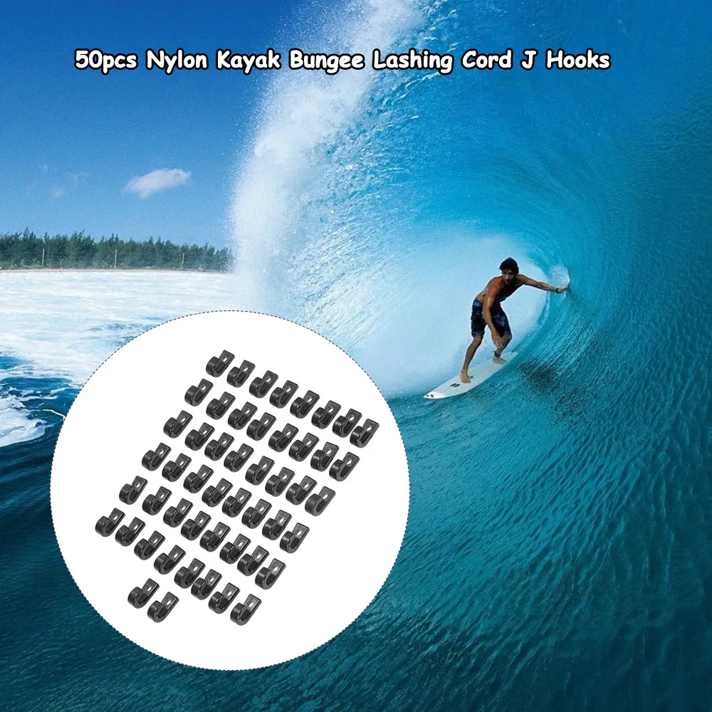 50pcs Black Nylon Bungee Lashing Shock Cord J Hooks Lashing Hook Bungee Hook Tie Down Hook for Kayak Canoe Paddle Board
50pcs Black Nylon Bungee Lashing Shock Cord J Hooks Lashing Hook Bungee Hook Tie Down Hook for Kayak Canoe Paddle Board
