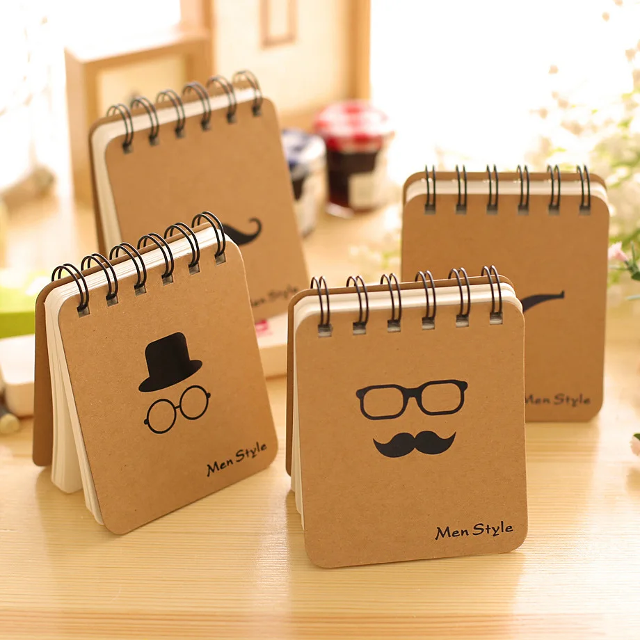 1 PCS Men Style Black Moustache & Glasses Print Brown Cover Portable Mini Coil Book Notebook Diary Notepad
1 PCS Men Style Black Moustache & Glasses Print Brown Cover Portable Mini Coil Book Notebook Diary Notepad