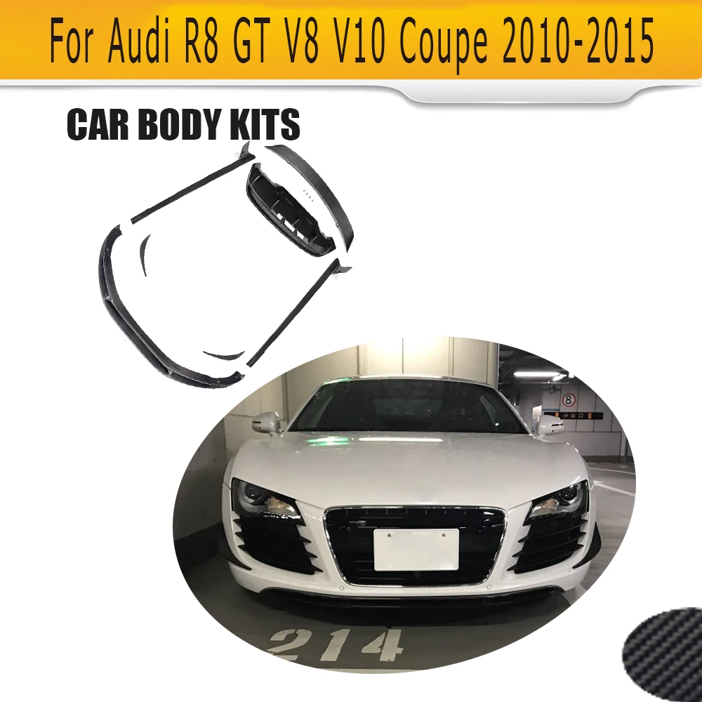 Carbon fiber Auto Body Kits Front Side Rear Lip Spoiler Side Skirts for Audi R8 GT V8 V10 2 Door 2010-2015 Car Tuning Parts
Carbon fiber Auto Body Kits Front Side Rear Lip Spoiler Side Skirts for Audi R8 GT V8 V10 2 Door 2010-2015 Car Tuning Parts