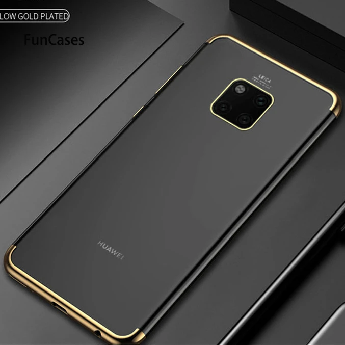 Для huawei mate 20 20Pro чехол мягкий силиконовый тонкий покрытие прозрачный защитный для