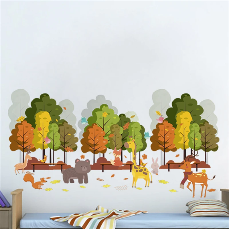 Cute giraffe wall stickers rabbit birds tree for kids home decoration animals cartoon wall stickers Pvc Mural art 30 * 90cm Post
Cute giraffe wall stickers rabbit birds tree for kids home decoration animals cartoon wall stickers Pvc Mural art 30 * 90cm Post
