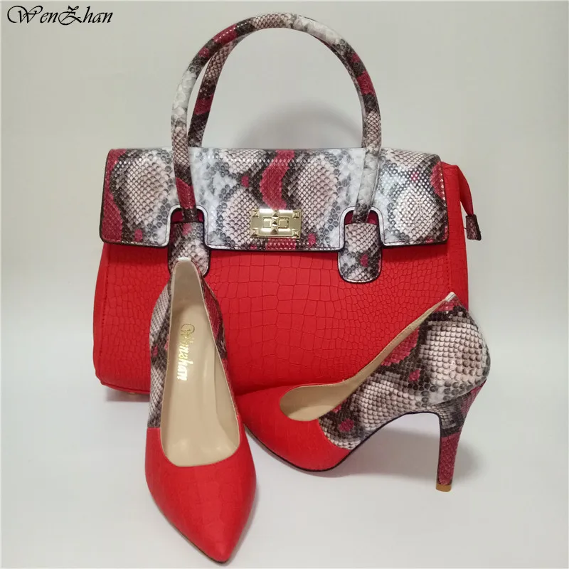 WENZHAN 2019Women's High Heels Mature Pumps 10CM Heel Pointed Toe Match Red Leather Women Handbag larger size36-43 hottest 3-19
WENZHAN 2019Women's High Heels Mature Pumps 10CM Heel Pointed Toe Match Red Leather Women Handbag larger size36-43 hottest 3-19