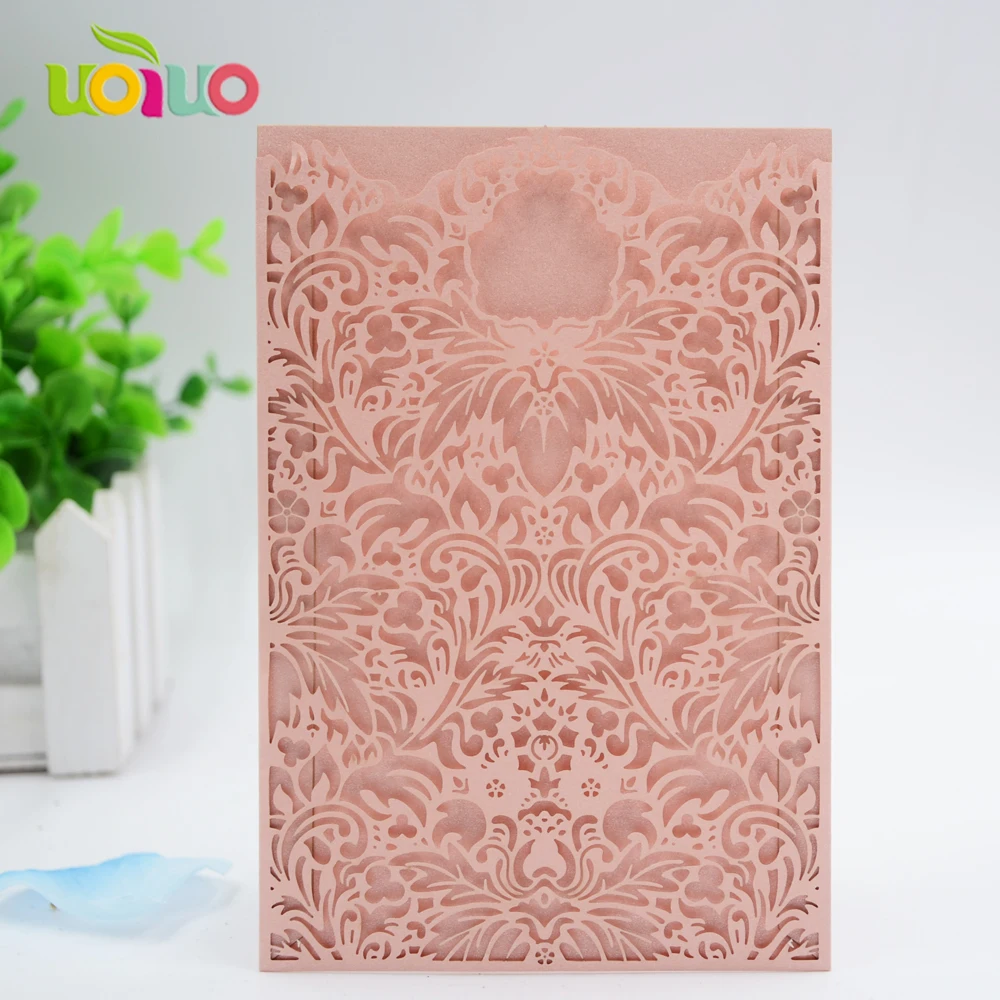 Blush Pink lace pocket wedding invitation card wholesale price fantastic unique wedding cards design
Blush Pink lace pocket wedding invitation card wholesale price fantastic unique wedding cards design