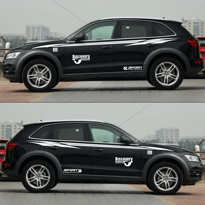 Спортивная наклейка World Datong для Audi Q3 Q5 Q7 стайлинга автомобиля боковая дверь хвост