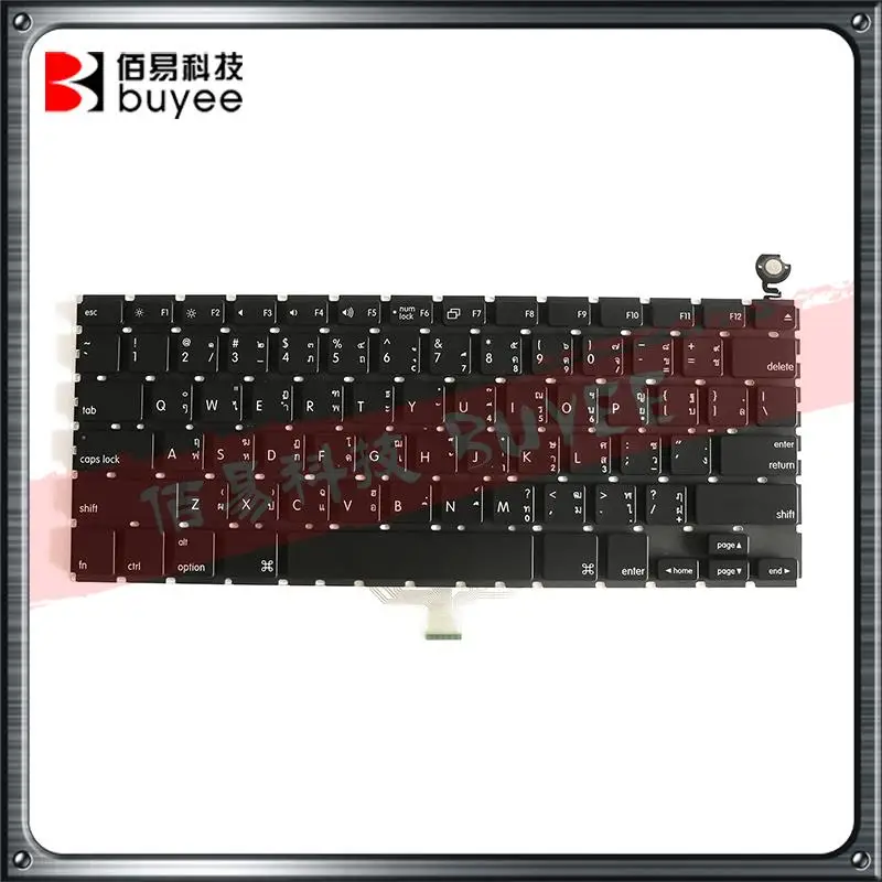 Оригинальная Черная клавиатура A1181 Thai TH Layout для Macbook Air 13 дюймов 2008 год ноутбук