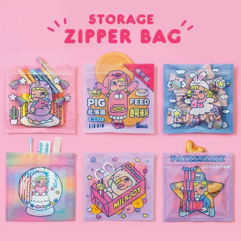 8pcs Cute Cartoon Korea Printed Coin Purse Unicorn Teddy Crystal Transparent Jelly Rabinbow Storage bag Food Sealed bags
8pcs Cute Cartoon Korea Printed Coin Purse Unicorn Teddy Crystal Transparent Jelly Rabinbow Storage bag Food Sealed bags