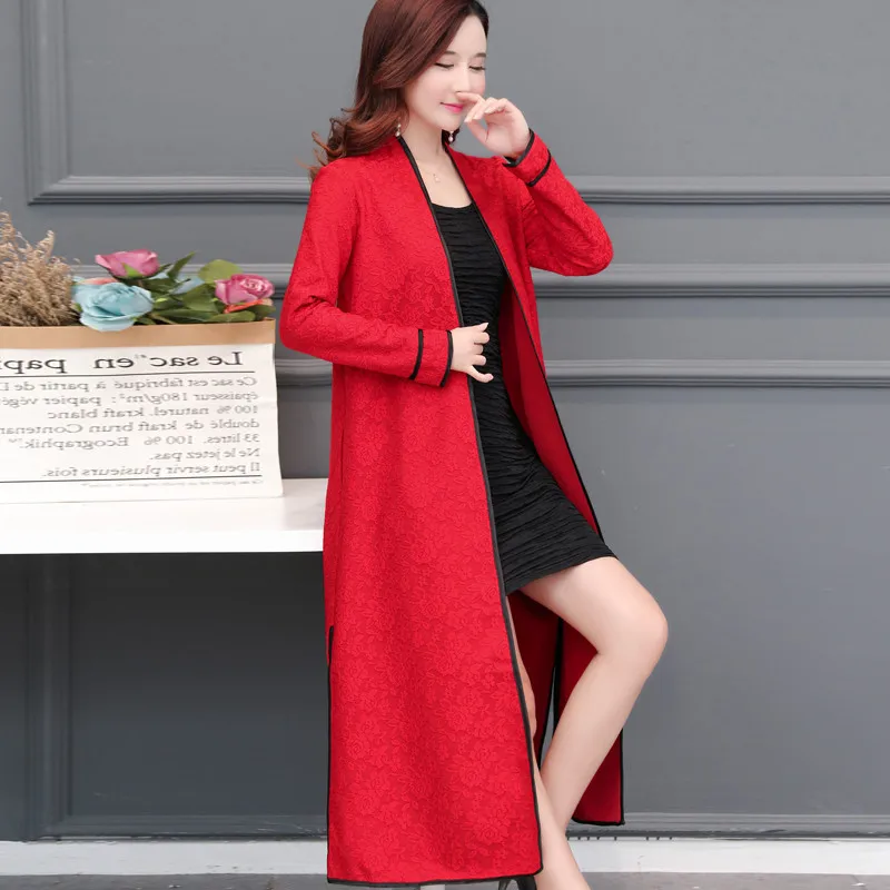 b 2022 Spring Autumn new woman lace cardigan shawl coat women long section long-sleeved jacket
b 2022 Spring Autumn new woman lace cardigan shawl coat women long section long-sleeved jacket