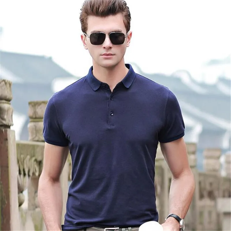 50pcs Men Lapel Collar Tops&Tees High-end Cotton Short Sleeve Shirt Summer Big Yards Smart Casual Classic Gentleman Polos Shirts
50pcs Men Lapel Collar Tops&Tees High-end Cotton Short Sleeve Shirt Summer Big Yards Smart Casual Classic Gentleman Polos Shirts