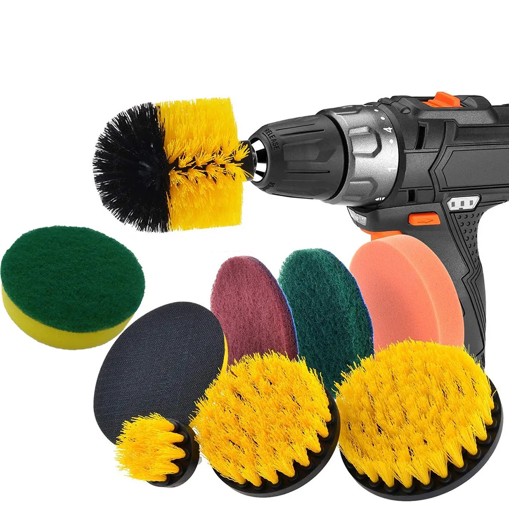 Kitchen Supplies Drill Brush 9 Piece Power Scrubber Cleaning KitCleaner Drill for Cleaning Pool Kitchen Cleaning outils gadgets
Kitchen Supplies Drill Brush 9 Piece Power Scrubber Cleaning KitCleaner Drill for Cleaning Pool Kitchen Cleaning outils gadgets