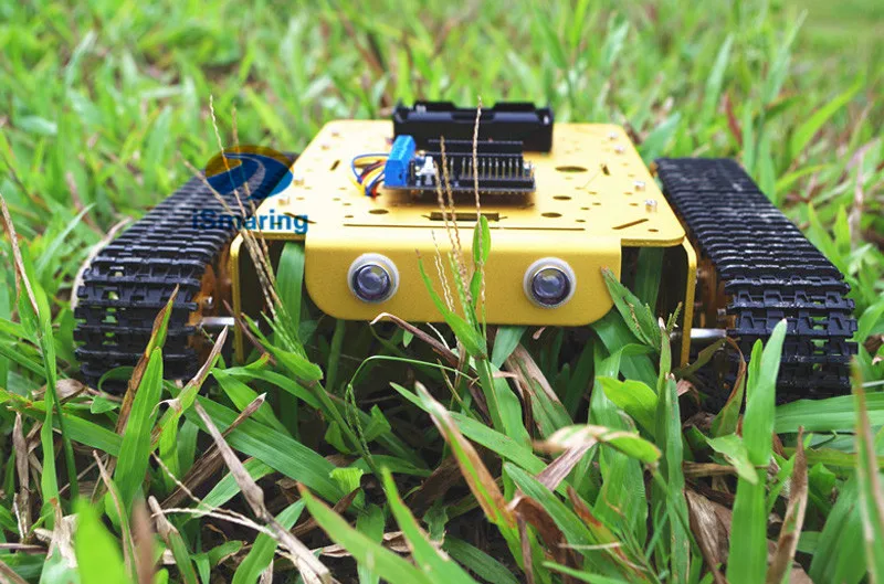 iSmaring T200 Metal Tank Car Chassis Robot Caterpillar Tracked Crawler metal Wheel DIY Toy Robotic Model Robotic Arm Base rc kit
iSmaring T200 Metal Tank Car Chassis Robot Caterpillar Tracked Crawler metal Wheel DIY Toy Robotic Model Robotic Arm Base rc kit