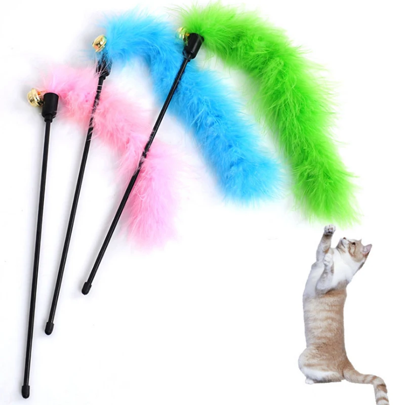 1PC Random Color Turkey Tease Feathers Stick Kitten Funny Cat Toys Interactive Training Playing Pet Supplies
1PC Random Color Turkey Tease Feathers Stick Kitten Funny Cat Toys Interactive Training Playing Pet Supplies