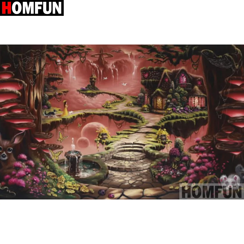 HOMFUN Full Square/Round Drill 5D DIY Diamond Painting "House landscape" 3D Diamond Embroidery Cross Stitch Home Decor A19543
HOMFUN Full Square/Round Drill 5D DIY Diamond Painting "House landscape" 3D Diamond Embroidery Cross Stitch Home Decor A19543