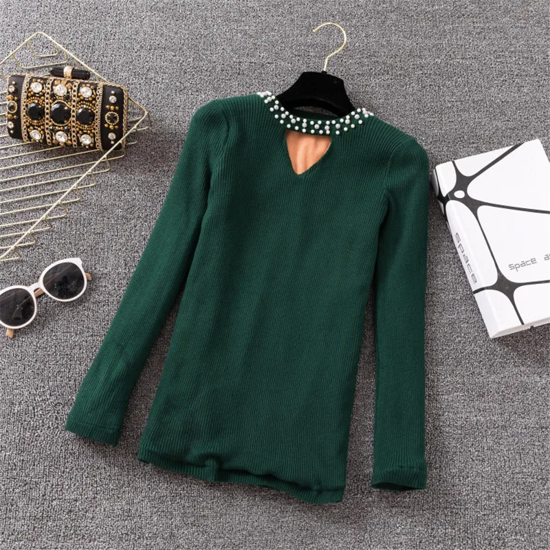 Sanishroly Autumn Winter Women Beading Sweaters Warm Thick Velvet Sweater Female Long Sleeve Knitwear Pullovers Short Tops SE354
Sanishroly Autumn Winter Women Beading Sweaters Warm Thick Velvet Sweater Female Long Sleeve Knitwear Pullovers Short Tops SE354