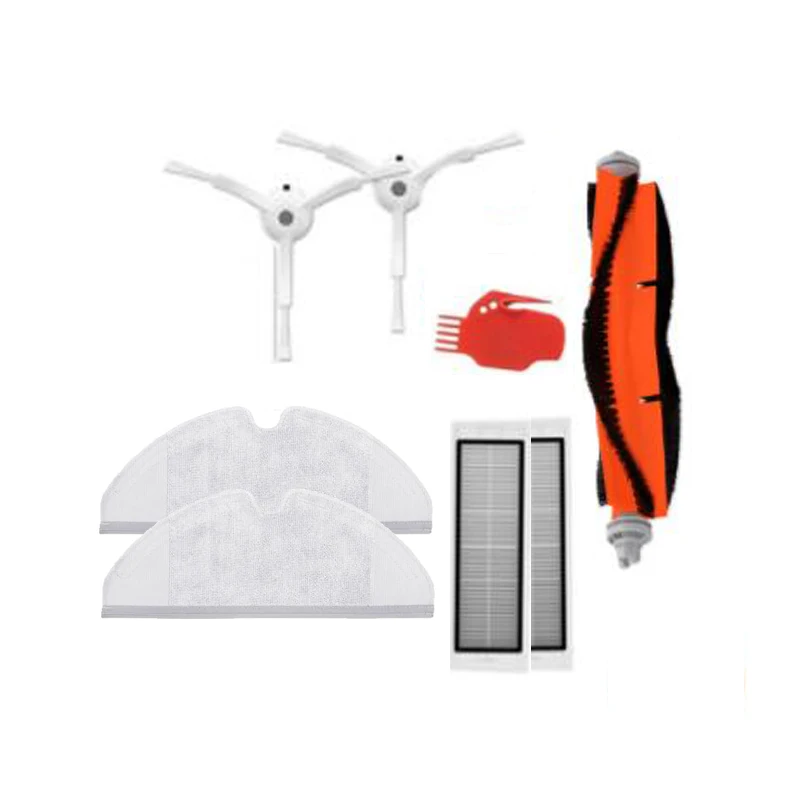 Suitable 8pcs parts replacements Side Brush & HEPA Filter & Main Brush Cleaning Tool & Mop Cloths for Xiaomi Roborock S50 S51
Suitable 8pcs parts replacements Side Brush & HEPA Filter & Main Brush Cleaning Tool & Mop Cloths for Xiaomi Roborock S50 S51