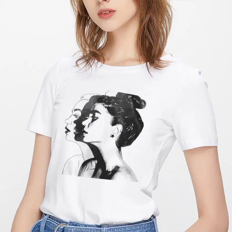 New Fashion T shirt Woman Spring Summer Girls Print Short Sleeve O Neck Cotton Spandex Women Top Slim Fit Soft Women Tshirt
New Fashion T shirt Woman Spring Summer Girls Print Short Sleeve O Neck Cotton Spandex Women Top Slim Fit Soft Women Tshirt
