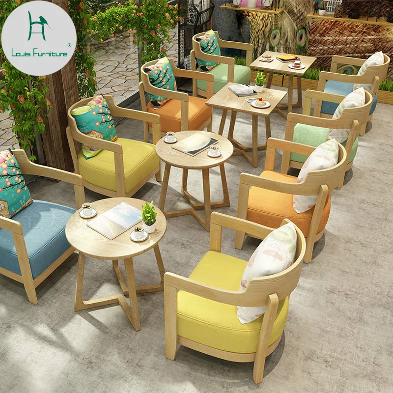 Louis Fashion Coffee Bar Milk Tea Shop Dessert Western Restaurant to Discuss Leisure Reception Desk Chair Combination Sofa
Louis Fashion Coffee Bar Milk Tea Shop Dessert Western Restaurant to Discuss Leisure Reception Desk Chair Combination Sofa