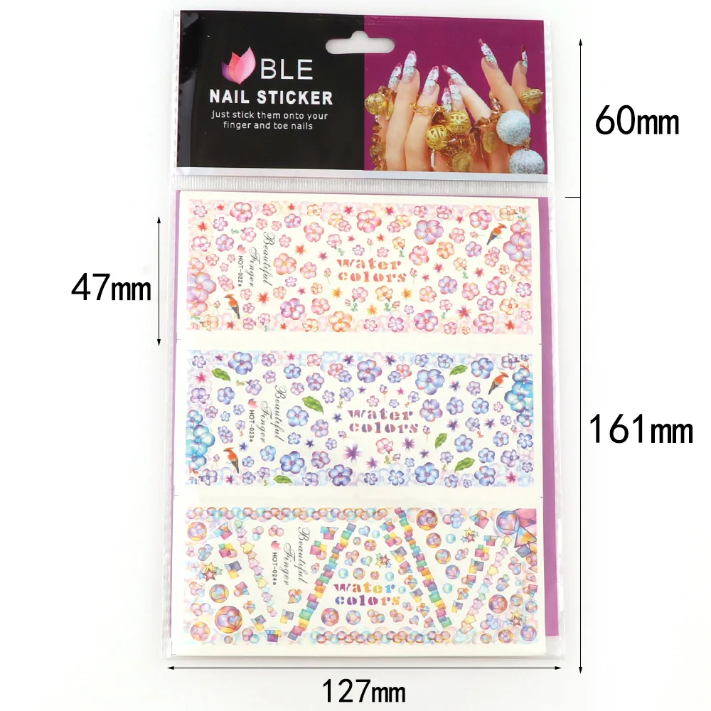 3 Sheet/Lot Stickers For Nail Light Color Series Flowers Bowknot Water Decals Nail Art DIY Skickets Beautiful Finger Hot 196-198
3 Sheet/Lot Stickers For Nail Light Color Series Flowers Bowknot Water Decals Nail Art DIY Skickets Beautiful Finger Hot 196-198