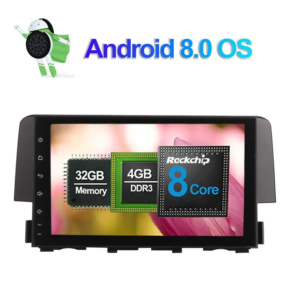 9 дюймовый Android 8 0 IPS экран автомобильное радио стерео GPS навигация головное