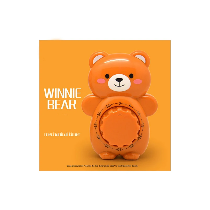 NHM 1 pcs Kitchen gadget creative cartoon bear timer plastic multi-functional mechanical timer
NHM 1 pcs Kitchen gadget creative cartoon bear timer plastic multi-functional mechanical timer