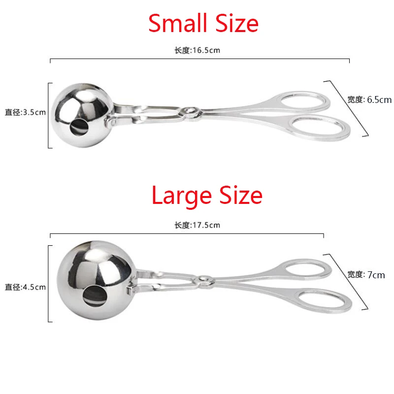 DIY Meatball Clip Fish Meat Rice Ball Maker 304 Stainless Steel Meatball Maker Kitchen Tool Accessories
DIY Meatball Clip Fish Meat Rice Ball Maker 304 Stainless Steel Meatball Maker Kitchen Tool Accessories