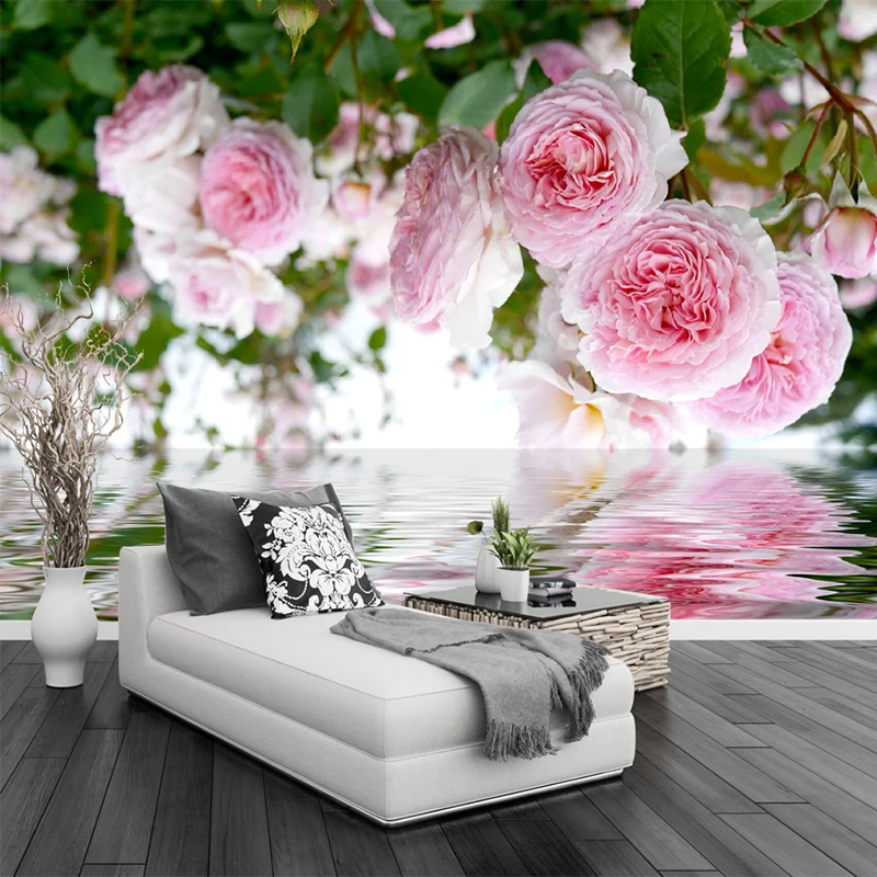 3D Wallpaper Modern Stereo Pink Rose Flowers Murals Living Room Bedroom Wedding House Background Wall Decor Papel De Parede 3 D
3D Wallpaper Modern Stereo Pink Rose Flowers Murals Living Room Bedroom Wedding House Background Wall Decor Papel De Parede 3 D