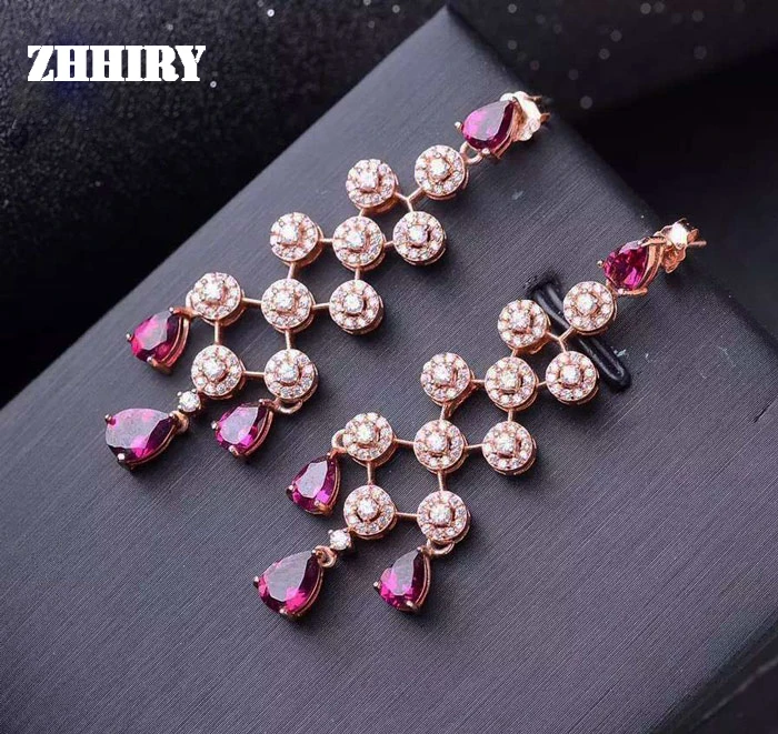 Серьги женские из серебра 925 пробы, с гранатом
Серьги женские из серебра 925 пробы, с гранатом