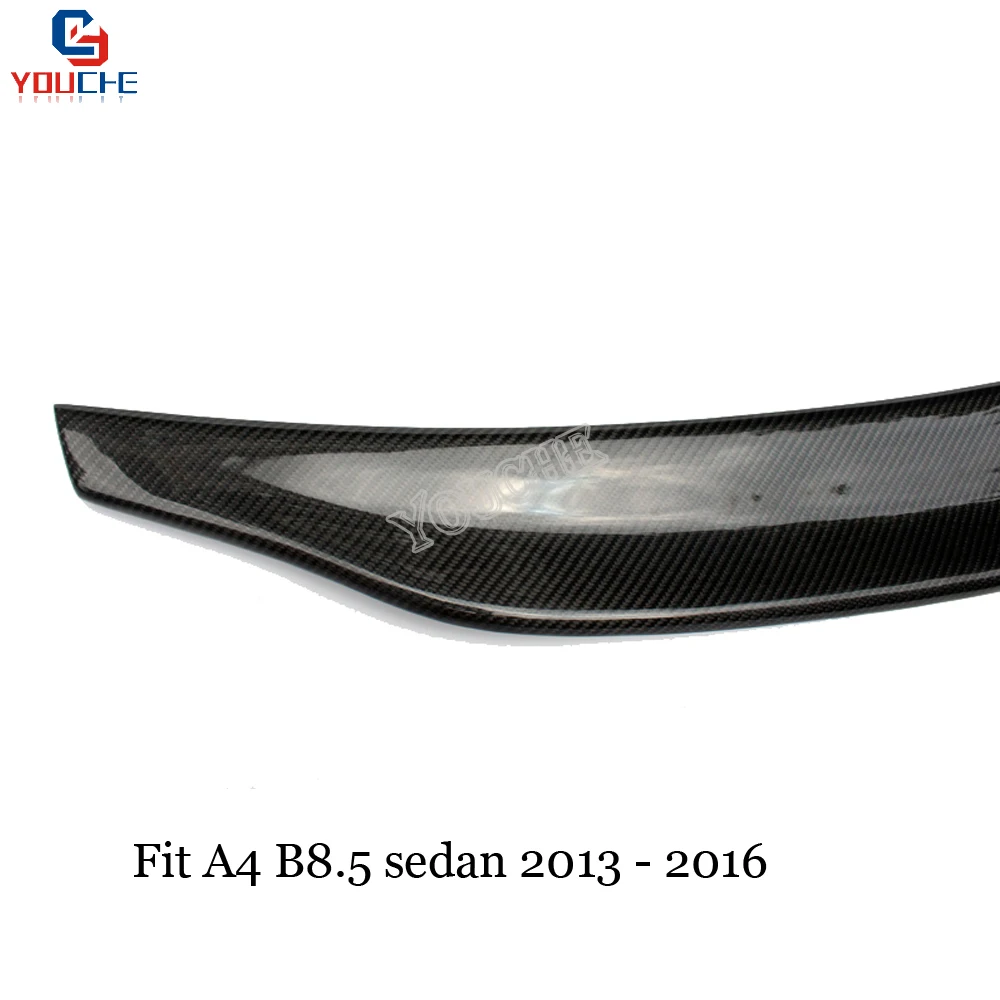 Carbon Fiber Rear Bumper Spoiler for Audi A4 B8.5 2013 - 2016 4-door Sedan Replacement Style Rear Wing Trunk Boot Lip
Carbon Fiber Rear Bumper Spoiler for Audi A4 B8.5 2013 - 2016 4-door Sedan Replacement Style Rear Wing Trunk Boot Lip