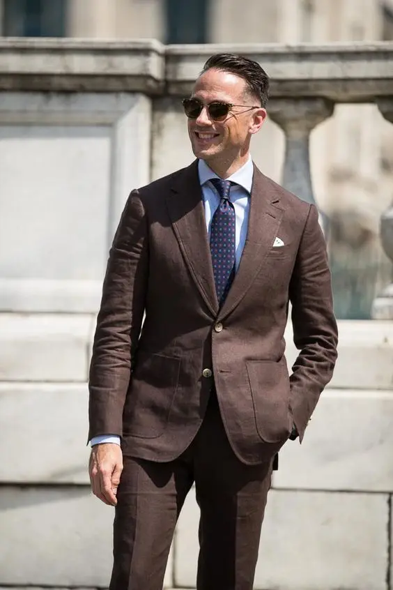 2018 Summer Dark Brown Linen Men Suit Groom Slim Fit 2 Piece Tuxedo Custom Wedding Suits Blazer Terno Masuclino Jacket+Pant 007
2018 Summer Dark Brown Linen Men Suit Groom Slim Fit 2 Piece Tuxedo Custom Wedding Suits Blazer Terno Masuclino Jacket+Pant 007