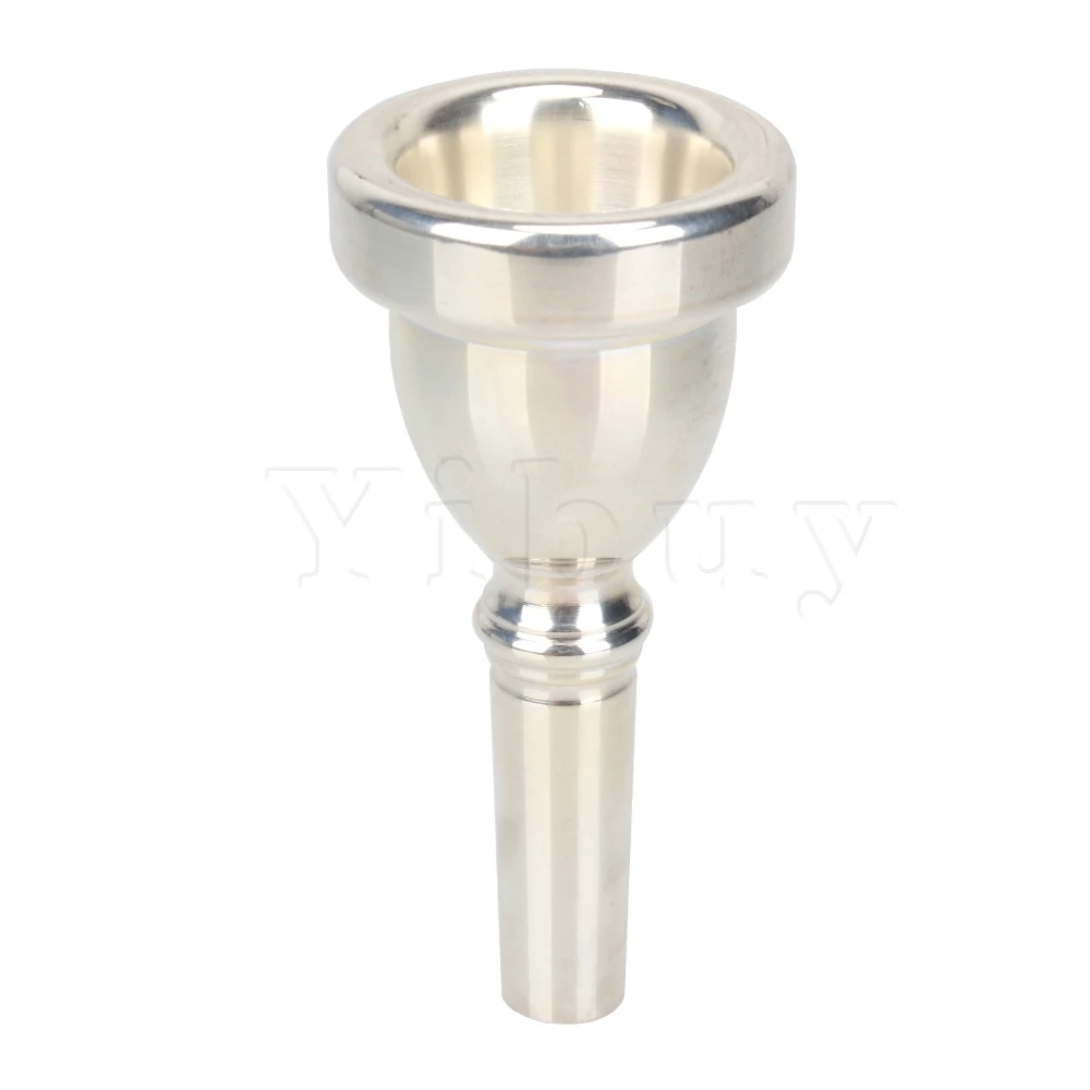 Yibuy Tuba/Bass Large Horn Mouthpiece Silver Plated Musical Instrument Accessories
Yibuy Tuba/Bass Large Horn Mouthpiece Silver Plated Musical Instrument Accessories