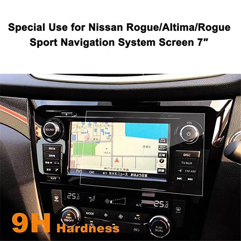 7-дюймовый протектор экрана навигации для Nissan Rogue Altima Rogue Sport, закаленное стекло, протектор сенсорного экрана
7-дюймовый протектор экрана навигации для Nissan Rogue Altima Rogue Sport, закаленное стекло, протектор сенсорного экрана
