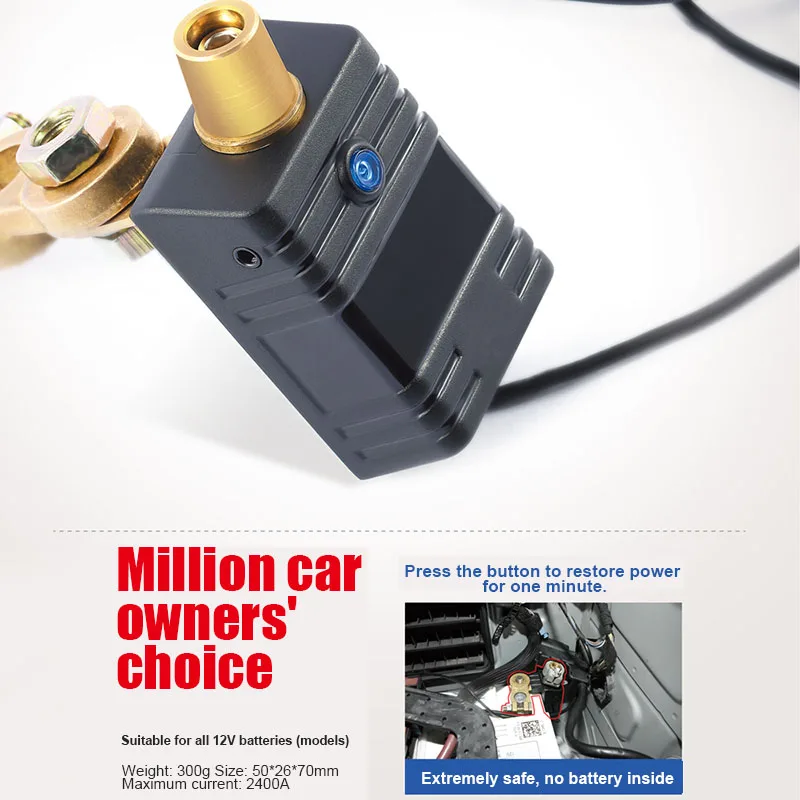 2019 1PC Smart Car Battery Starter DC12V Jump Starter Suitable for All 12V Car Battery CSL88 
2019 1PC Smart Car Battery Starter DC12V Jump Starter Suitable for All 12V Car Battery CSL88