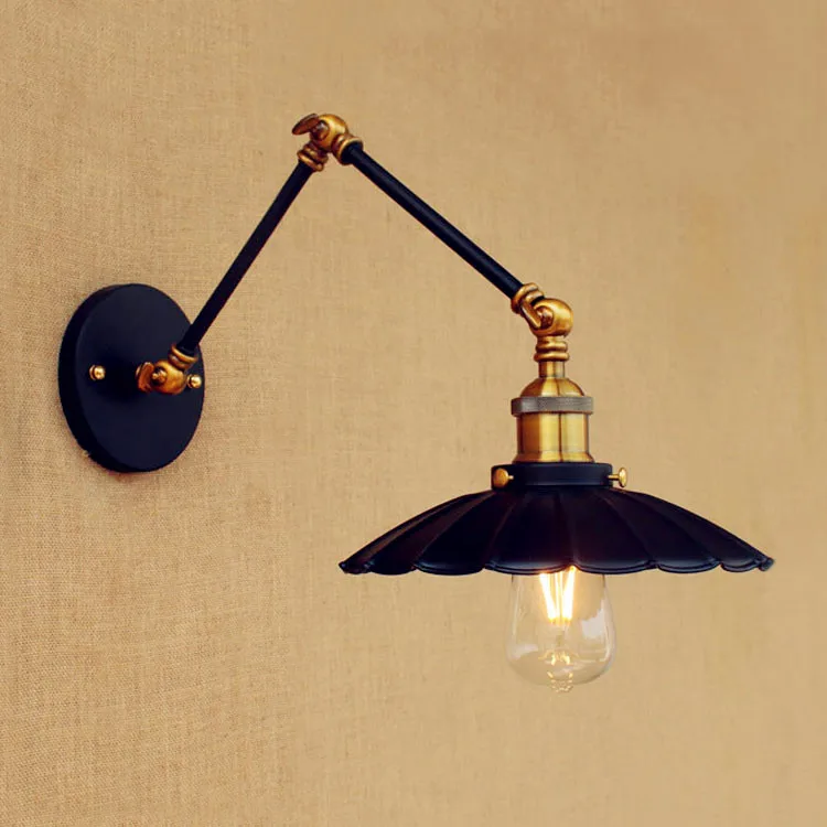 Loft Vintage Wall Lamps Swing Long Arm Wall Light LED Industrial Edison Wall Sconces Applique Murale
Loft Vintage Wall Lamps Swing Long Arm Wall Light LED Industrial Edison Wall Sconces Applique Murale