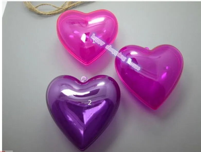 Christmas plastic hanging ball color love wedding decoration ball transparent color heart ball 8*8*4.5CM
Christmas plastic hanging ball color love wedding decoration ball transparent color heart ball 8*8*4.5CM